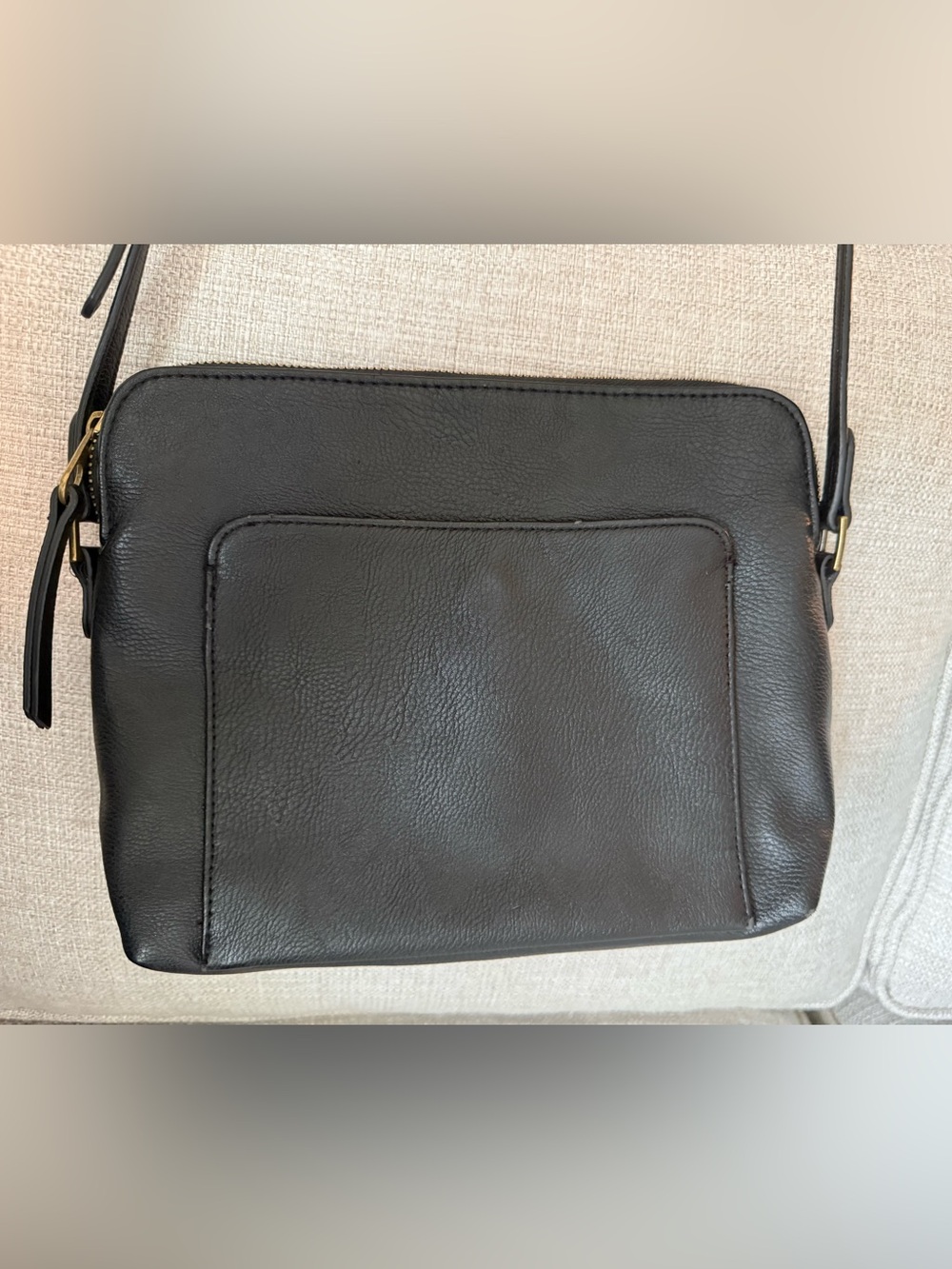 Universal Thread Black Vegan Leather Crossbody or Shoulder Bag